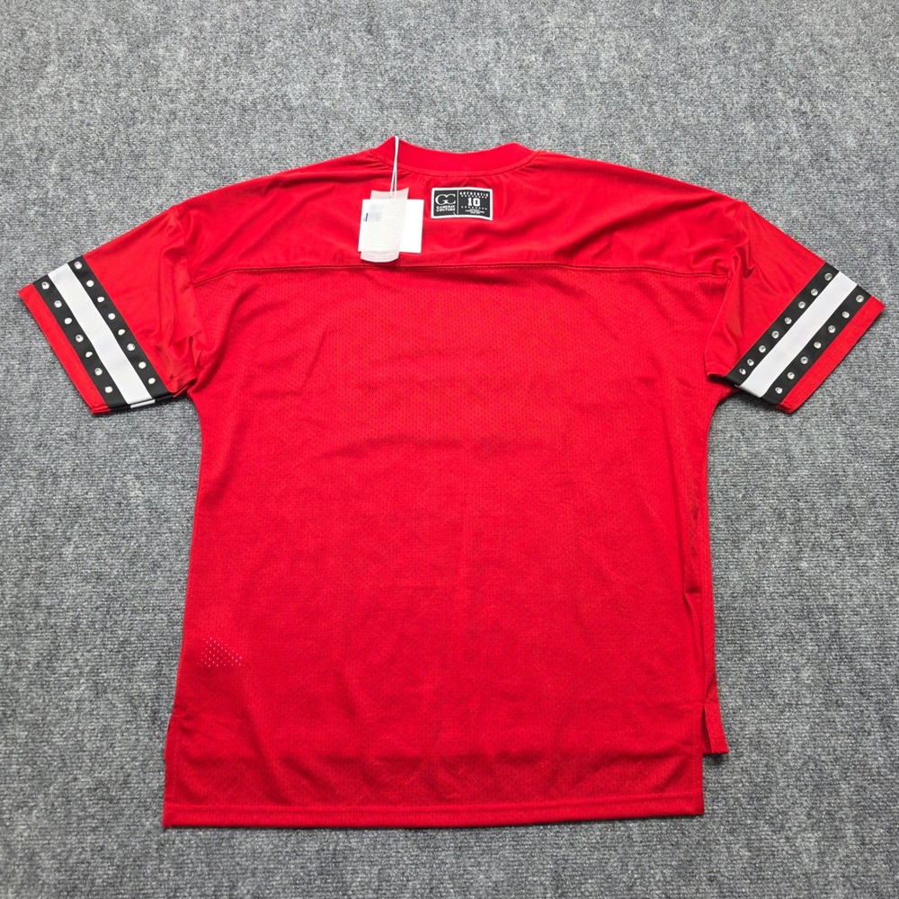Gameday Couture Wisconsin Badgers Rhinestone Jersey Women's XL Red T452 NCAA - Picture 3 of 14